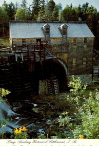 Canada New Brunswick Kings Landing Historical Settlement Old Saw Mill