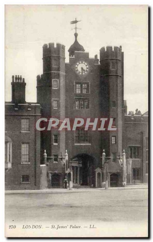 Old Postcard Great Britain London St James Palace