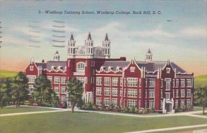 South Carolina Rock Hill Winthrop Training School Winthrop College 1951 curteich