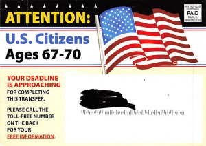 Attention US Citizens, IRS Advertising Unused 