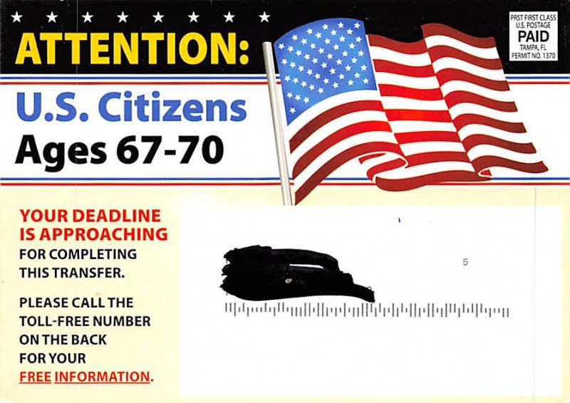 Attention US Citizens, IRS Advertising Unused 