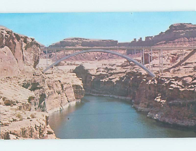 Unused Pre-1980 BRIDGE SCENE Hanksville - Near Fruita & Caineville Utah UT H7556