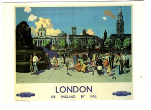 London by Railway Trafalgar Square, England