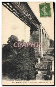 Old Postcard Parthenay Viaduct Railway