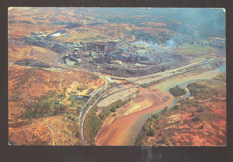 COPPERHILL TENNESSEE COPPER COMPANY MINE MINING AERIAL VIEW VINTAGE POSTCARD