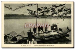 Old Postcard Hanoi Tonkin Great seminarians Indochina tour Indochina