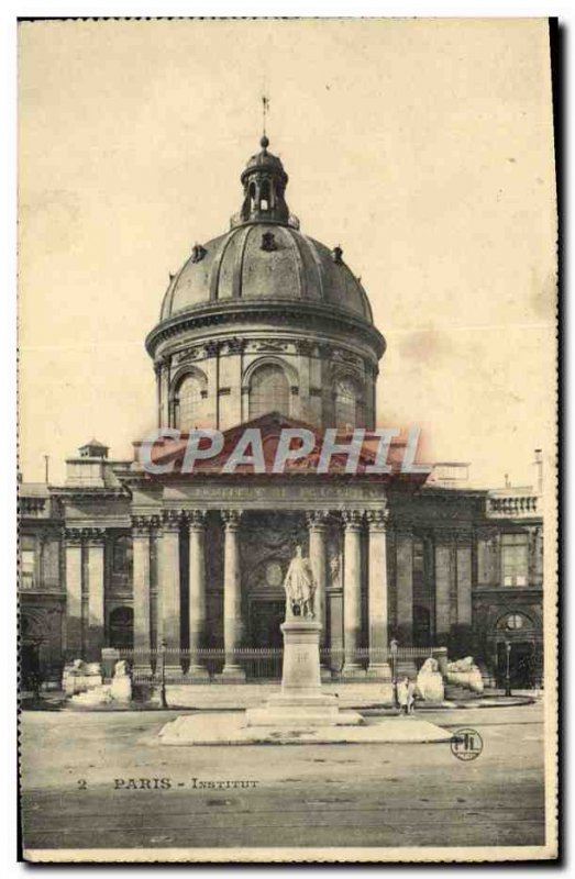 Old Postcard Paris Institute