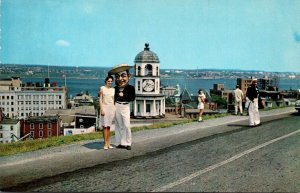 Canada Halifax Jolly Tar Welcoming Pretty Lady To Citadel On Natal Day