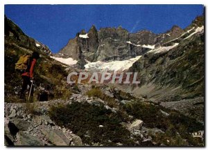 Postcard Modern Oisans Valley stanchions South side of the Meije