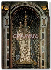 Modern Postcard Shrine of Our Lady of Laghet Alpes Maritimes The statue of Ou...