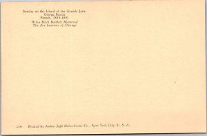 Postcard ARTWORK SCENE Chicago Illinois IL AL0727