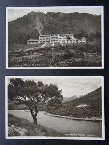 Espana Mallorca (Majorca) POLLENSA 2 x HOTEL FORMENTOR c1930s RP Postcard