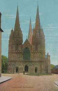 Staffordshire Postcard - Lichfield Cathedral RS21777