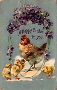 A Happy Easter Chicks Flowers BIN