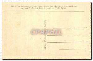 Arrens Old Postcard Old church