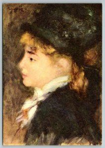 Renoir  Portrait of a Model   Postcard