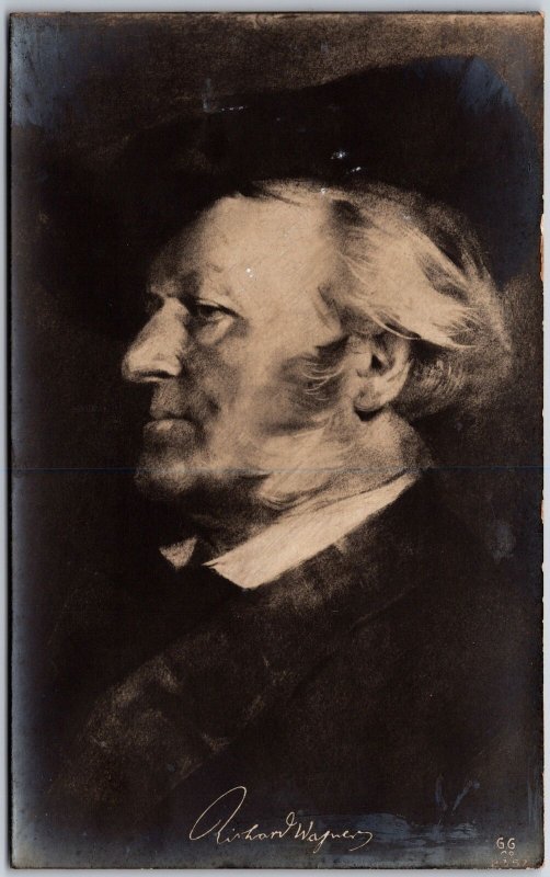 Wilhelm Richard Wagner A German Composer Portrait Postcard