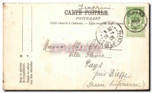 Old Postcard Dinant Panorama
