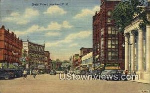 Main St. in Nashua, New Hampshire