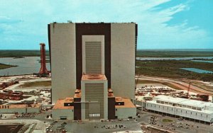 Vintage Postcard John F. Kennedy Space Center N.A.S.A. Largest Building Florida
