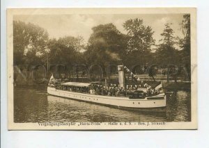 438664 Germany river steamer Herta-Frida Vintage postcard