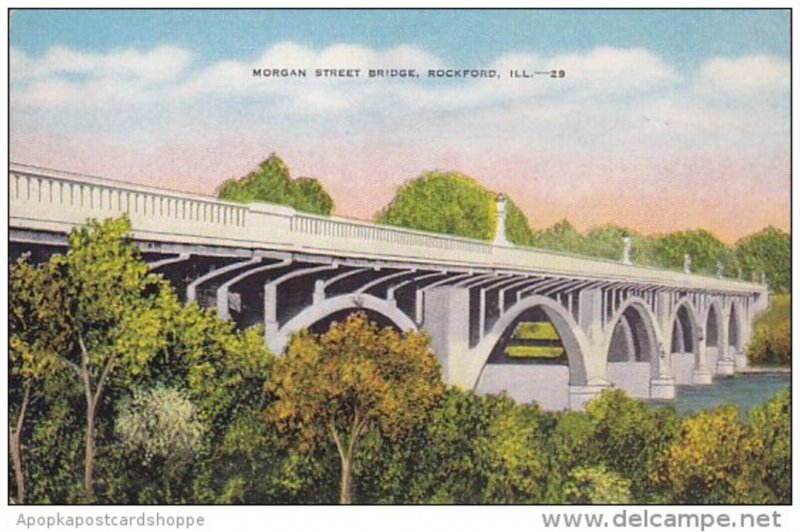 Illinois Rockford Morgan Street Bridge