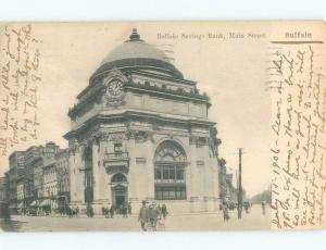 Pre-1907 BANK BUILDING Buffalo New York NY E5163