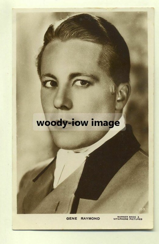 su0115 - Film Actor - Gene Raymond - postcard