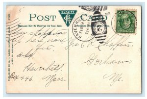 c1910 Pentucket Club House, Haverhill Massachusetts MA Antique Postcard 