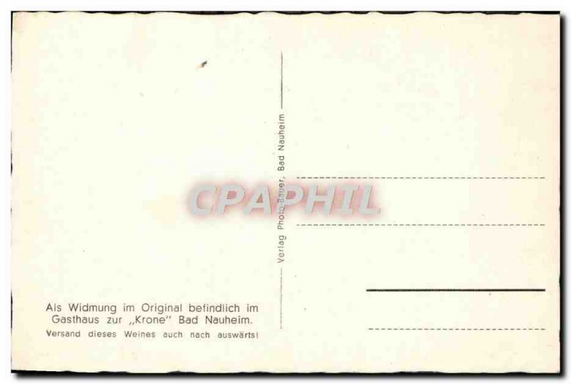 Postcard Old Gasthaus zur Krone Bad Nauheim