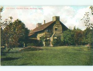 Unused Pre-1907 CABIN AT PALMER PARK Detroit Michigan MI n5379