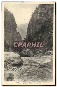 Old Postcard In Gorges Du Guil Vallee Du Queyras