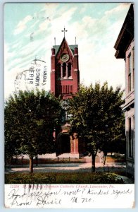 1907 Lancaster Pennsylvania Postcard St. Anthony's Roman Catholic Church Chapel