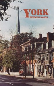 York PA, Pennsylvania - East Market Street circa 1995 - Ad for Postcard Show