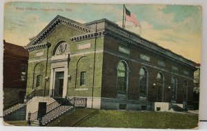 Hagerstown Md Post Office 1913 To North Ave Baltimore Md Postcard E1