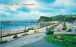 UK Pier and Ness Teignmouth Chrome Postcard 07.50
