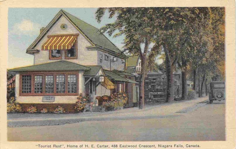 Carter Tourist Rest Home Niagara Falls Ontario Canada postcard