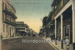 Bolivar Street Colon Republic of Panama 1914 Missing Stamp 
