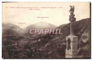 Old Postcard Our Lady of Laus Hautes Alpes Angel column Vallon du Laus