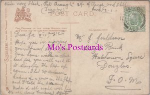 Genealogy Postcard - Gouldson, Hutchinson Square, Douglas, Isle of Man GL2216