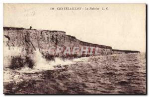 Old Postcard Chatelaillon La Falaise