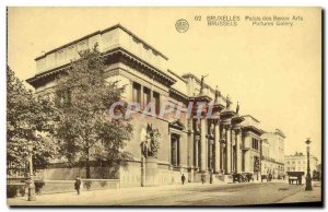 Old Postcard Brussels Palace of Fine Arts