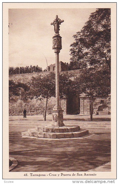 Tarragona, Cruz y Puerta de San Antonio , Spain, 00-10s