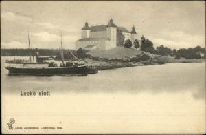 Lecko Slott Sweden c1900 Postcard - Publ in Lidkoping 