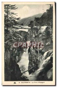 Old Postcard Cauterets Pont d'Espagne