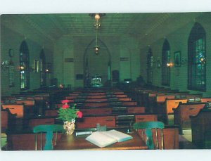 Pre-1980 CHURCH SCENE Nashua Iowa IA AD1466