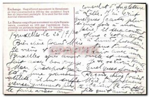 Old Postcard Brussels Stock Exchange