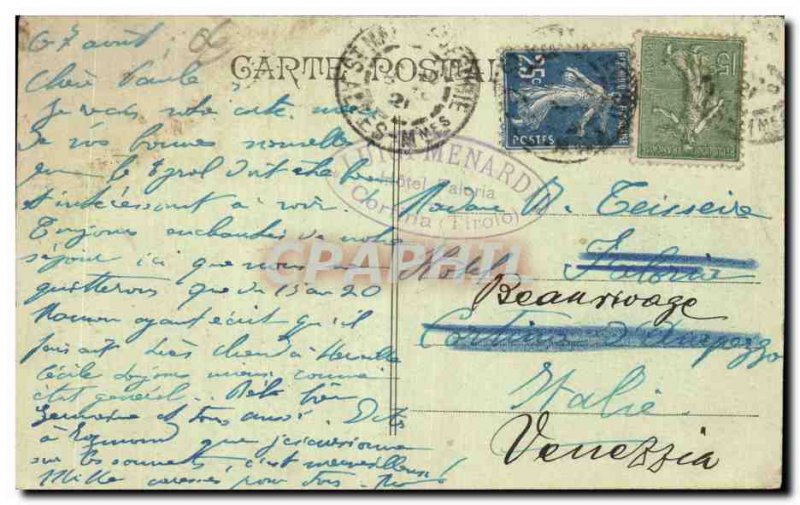 Saint Martin Vesubie - Summer Station - Old Postcard