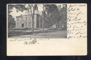 CANTON PENNSYLVANIA PA. HIGH SCHOOL BUILDING VINTAGE POSTCARD 1906