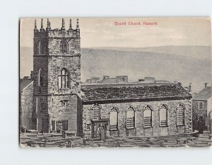Postcard Brontë Church Haworth England